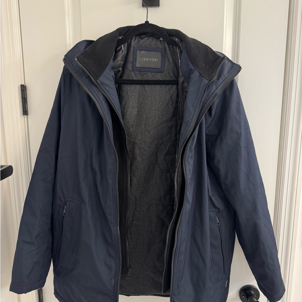 Calvin Klein Men's Dark Blue Performance Jacket
